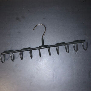 Closet Accessories One Size Black Silver scarf or tie Hanger